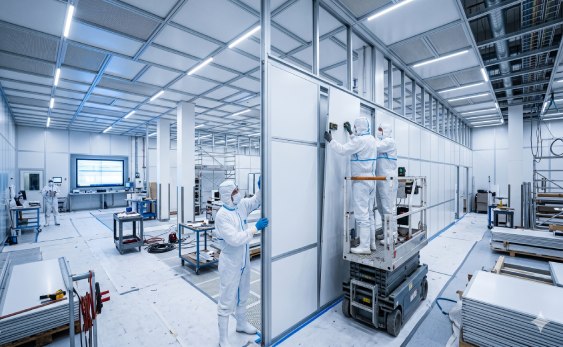 Certified cleanroom installation meeting 2026 ISO 14644-1 AMC compliance standards