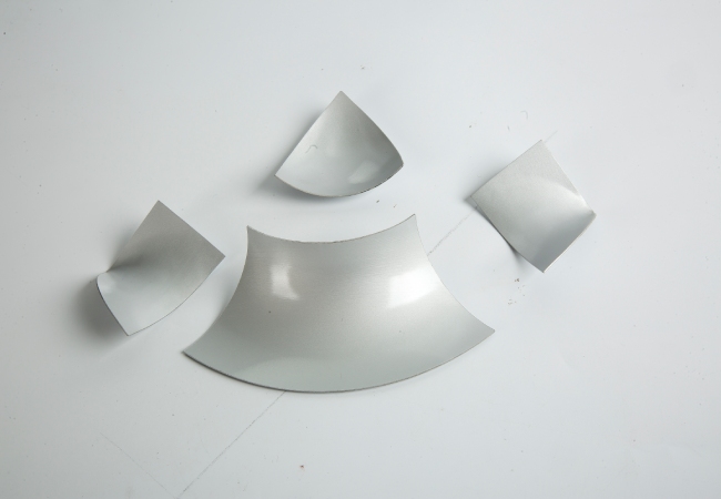 Real aluminum cleanroom frame profiles used to reinforce wall panel openings and long-span panel edges